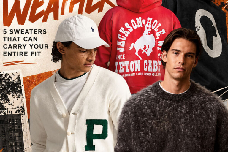 Best Sweaters for Men for Peak Sweater Weather